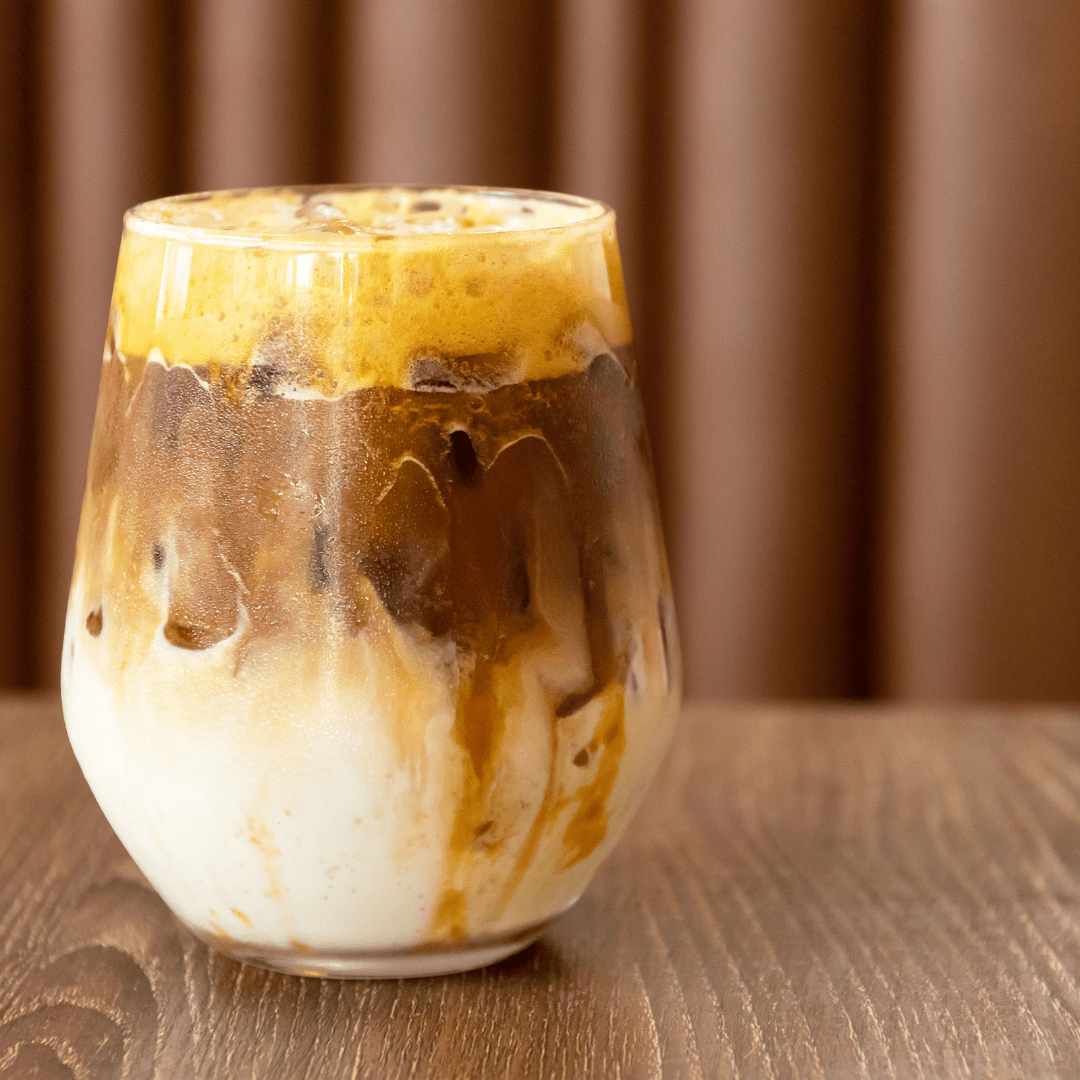 Cinnamon Caramel Iced Coffee